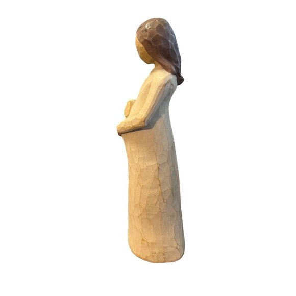 Willow Tree Cherish Retired Figurine 2002 Hand-Painted Resin Expectant Mother - Picture 3 of 4